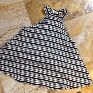 Key to my Heart halter racerback/mock turtleneck